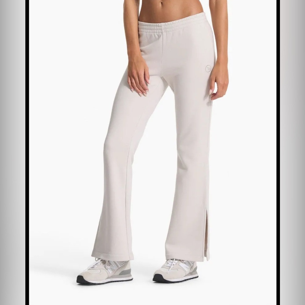 VUORI Cream Flared Leg sweatpants